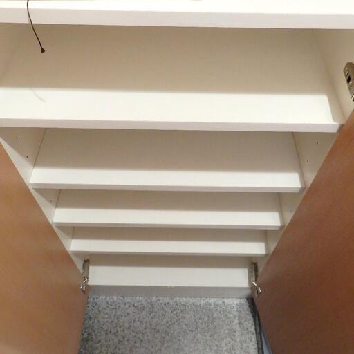 天袋が付いた収納が十分な下駄箱 収納力の高いシューズボックス