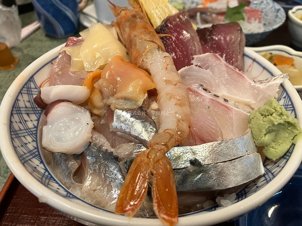 北葛西・「喜界」の新鮮な魚の定食【海鮮丼・お刺身定食・アジフライ定食】