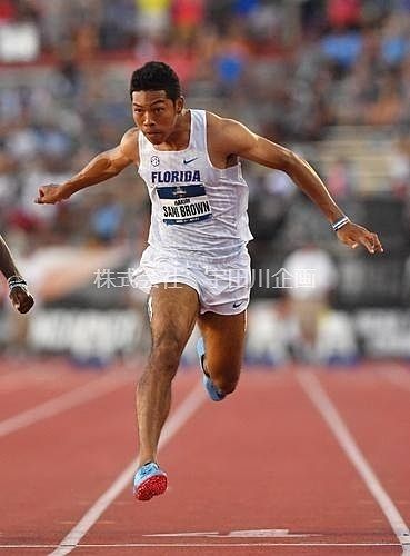 サニブラウンが日本新記録　100mで9秒97